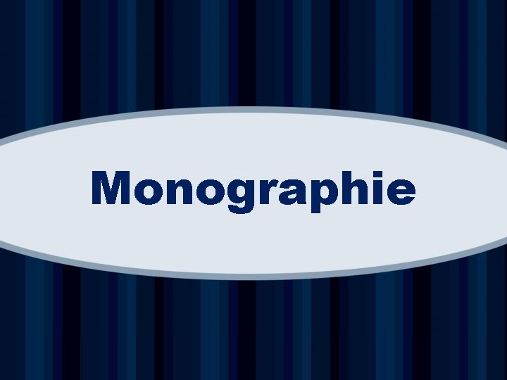 Monographie 