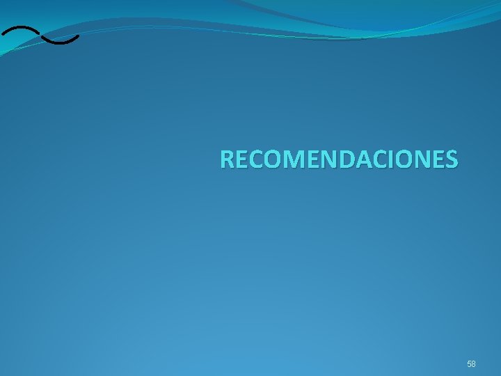 RECOMENDACIONES 58 