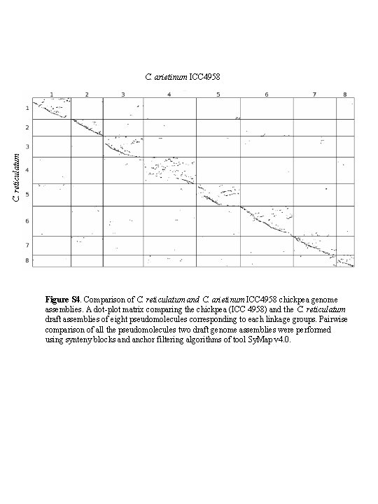 C. reticulatum C. arietinum ICC 4958 Figure S 4. Comparison of C. reticulatum and