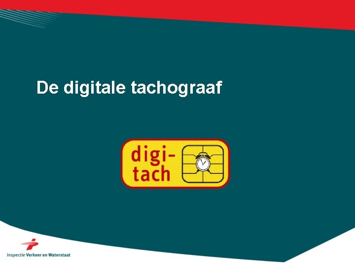 De digitale tachograaf 