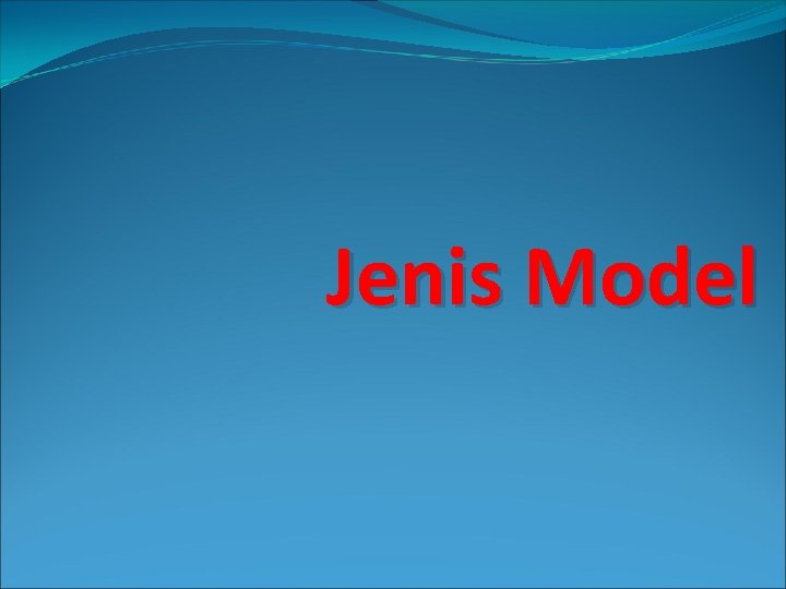 Jenis Model 