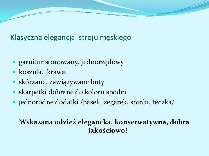 Klasyczna elegancja stroju męskiego § § § garnitur stonowany, jednorzędowy koszula, krawat skórzane, zawiązywane