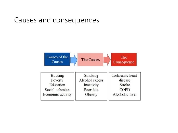 Causes and consequences 