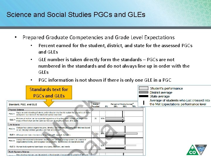 Science and Social Studies PGCs and GLEs • Prepared Graduate Competencies and Grade Level Science and Social Studies PGCs and GLEs • Prepared Graduate Competencies and Grade Level