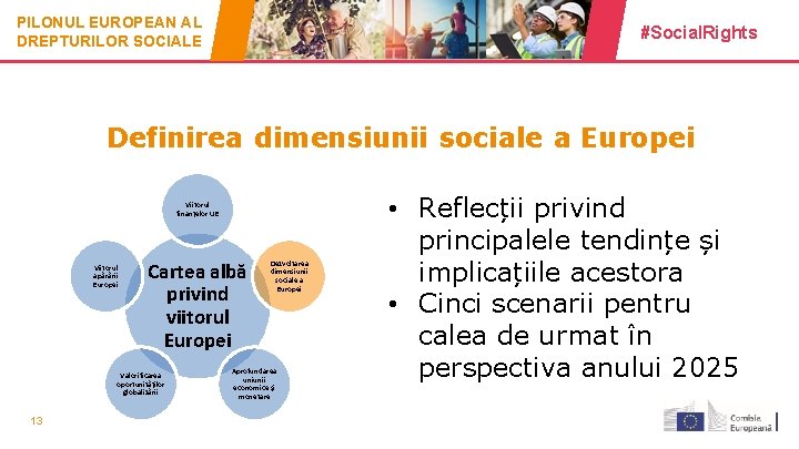 PILONUL EUROPEAN AL DREPTURILOR SOCIALE #Social. Rights Definirea dimensiunii sociale a Europei Viitorul finanțelor