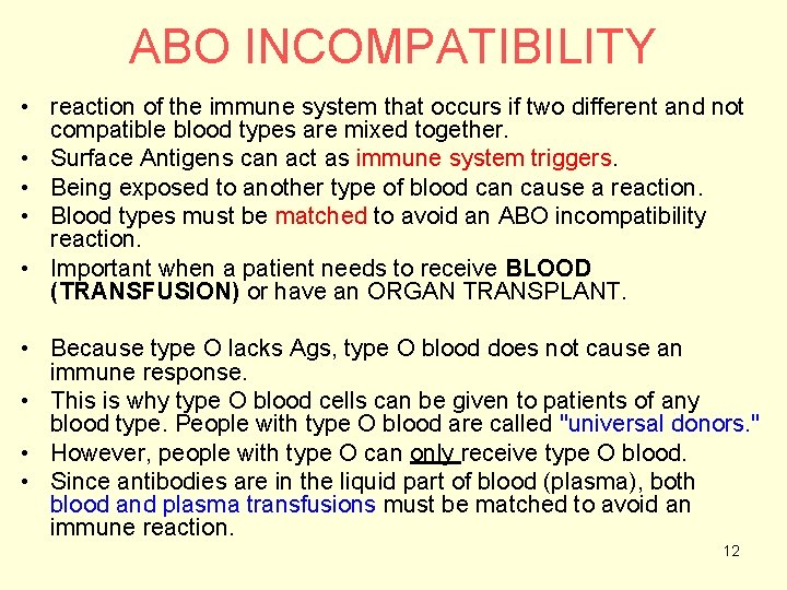 HEMPHY Lecture 5 BLOOD GROUPS AND THEIR CLINICAL