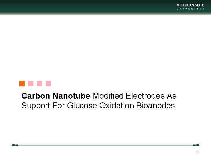 Carbon Nanotube Modified Electrodes As Support For Glucose Oxidation Bioanodes 8 
