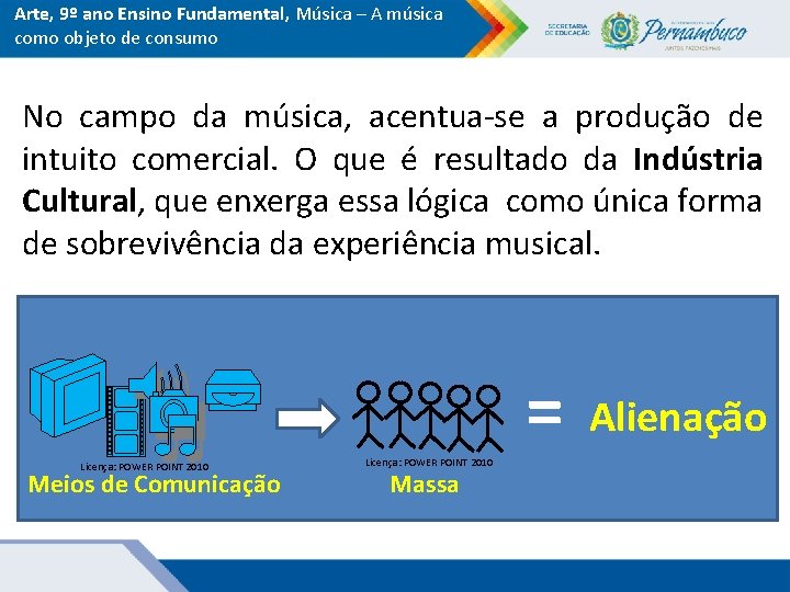 Arte, 9º ano Ensino Fundamental, Música – A música como objeto de consumo No