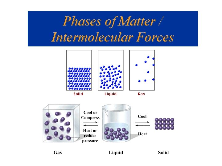 Phases of Matter / Intermolecular Forces 