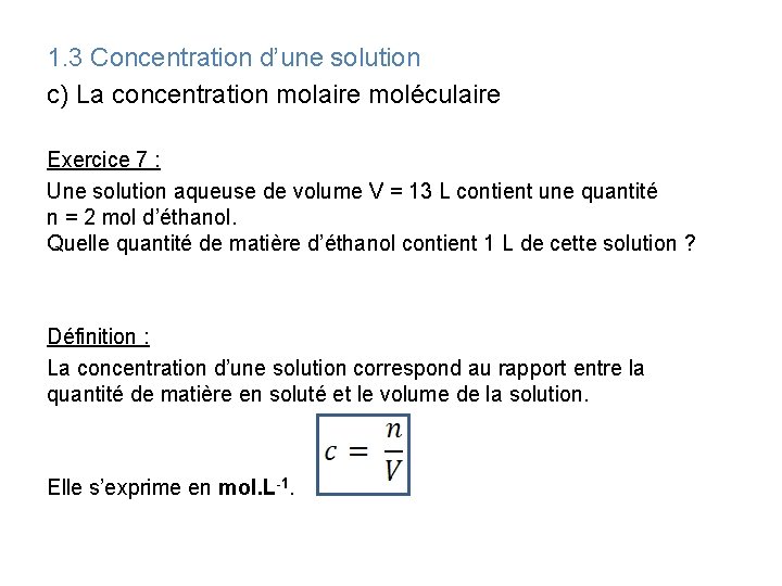 iii transformations de la matire 1 outils de