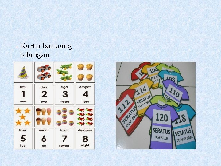  • Kartu lambang bilangan 