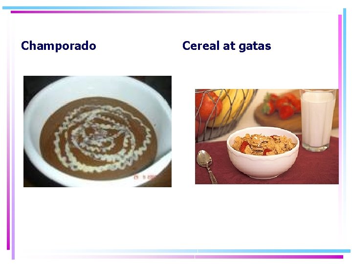 Champorado Cereal at gatas Champorado Cereal at gatas