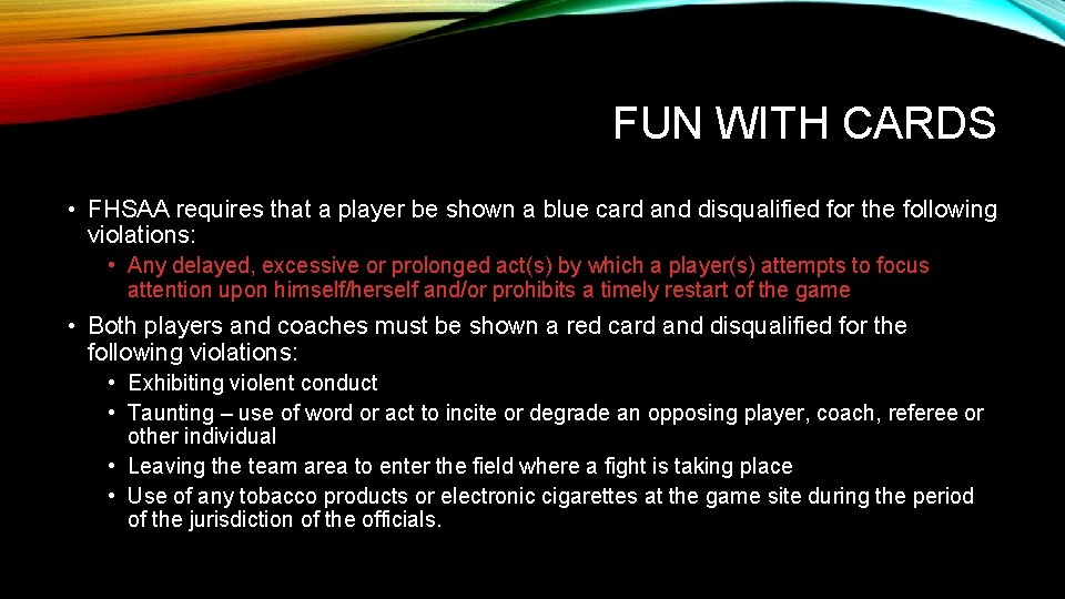 2019 FHSAA SOCCER RULES Overview Of Key Points 2019-fhsaa-soccer-rules-overview-of-key-points