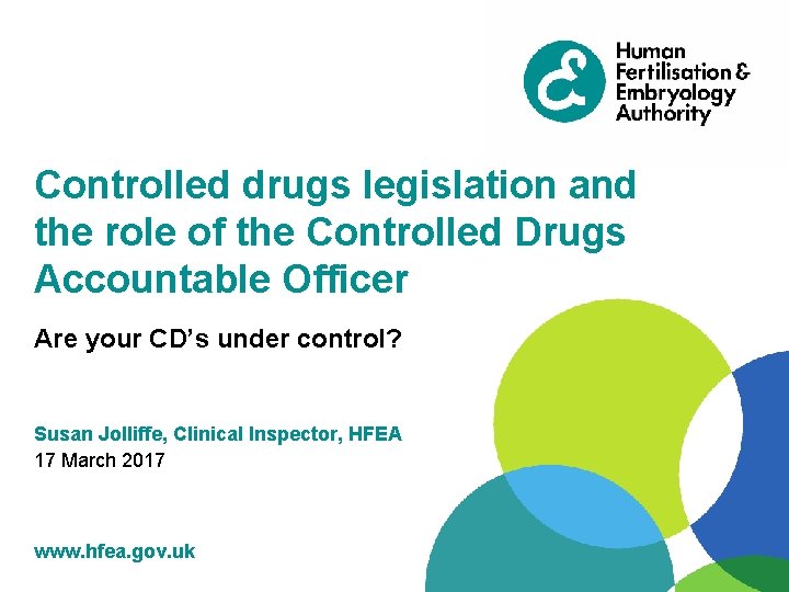 Controlled drugs legislation and the role of the