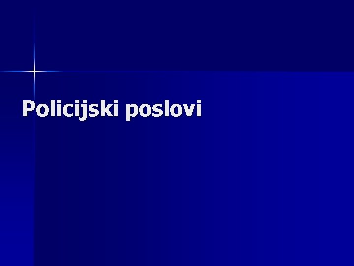 Policijski poslovi 