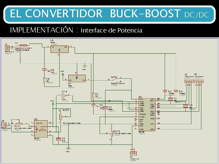 EL CONVERTIDOR BUCK-BOOST IMPLEMENTACIÓN : Interface de Potencia DC/DC 