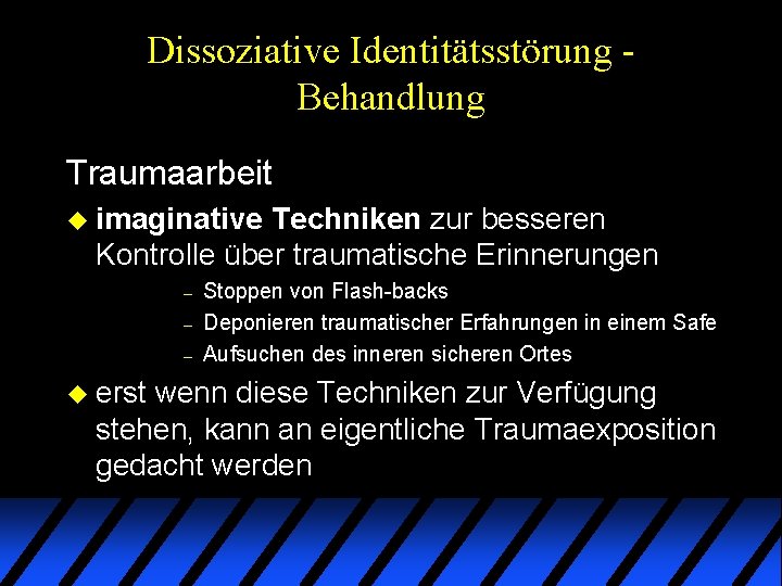 Dissoziative Identitätsstörung Behandlung Traumaarbeit u imaginative Techniken zur besseren Kontrolle über traumatische Erinnerungen – Dissoziative Identitätsstörung Behandlung Traumaarbeit u imaginative Techniken zur besseren Kontrolle über traumatische Erinnerungen –