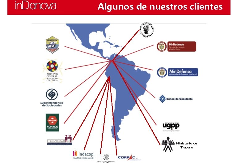 Algunos de nuestros clientes Ministerio de Trabajo Algunos de nuestros clientes Ministerio de Trabajo