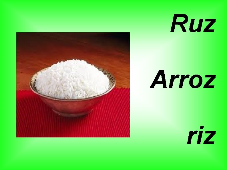 Ruz Arroz riz 