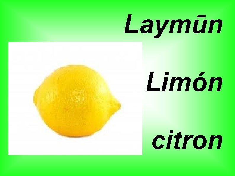 Laymūn Limón citron 