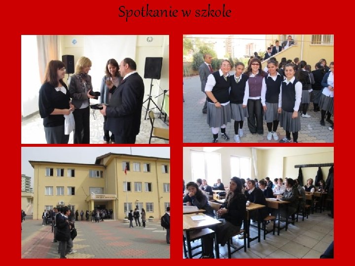 Spotkanie w szkole 
