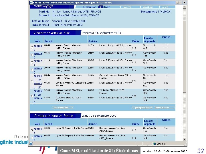 Cours MSI, modélisation de SI : Étude de cas version 1. 3 du 10
