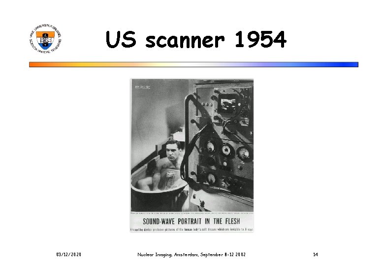 US scanner 1954 03/12/2020 Nuclear Imaging, Amsterdam, September 8 -12 2002 14 