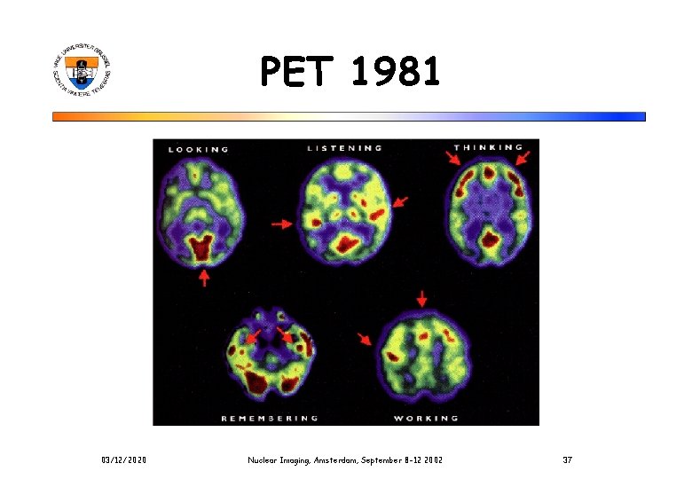 PET 1981 03/12/2020 Nuclear Imaging, Amsterdam, September 8 -12 2002 37 