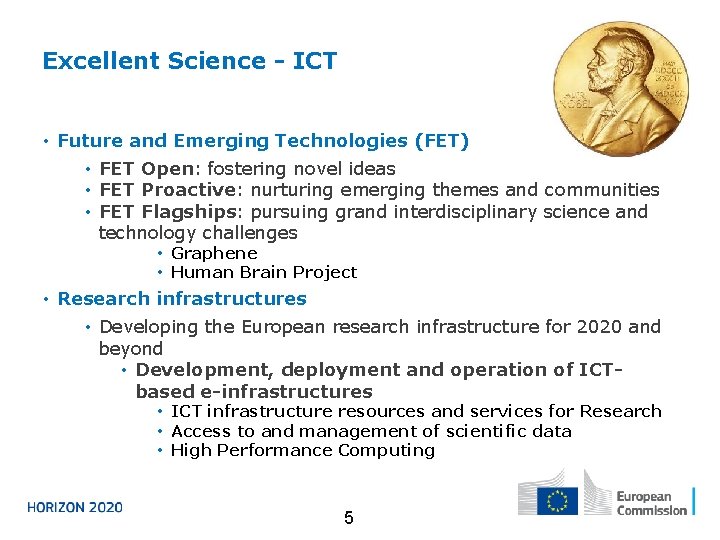 Excellent Science - ICT • Future and Emerging Technologies (FET) • FET Open: fostering