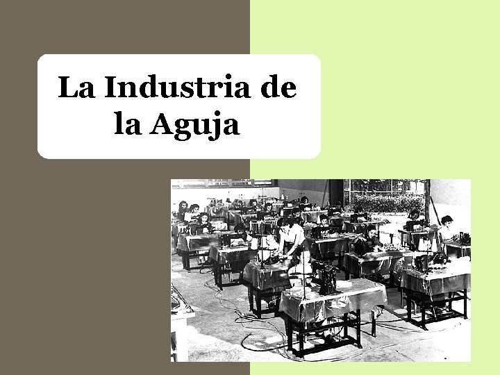La Industria de la Aguja La Industria de la Aguja