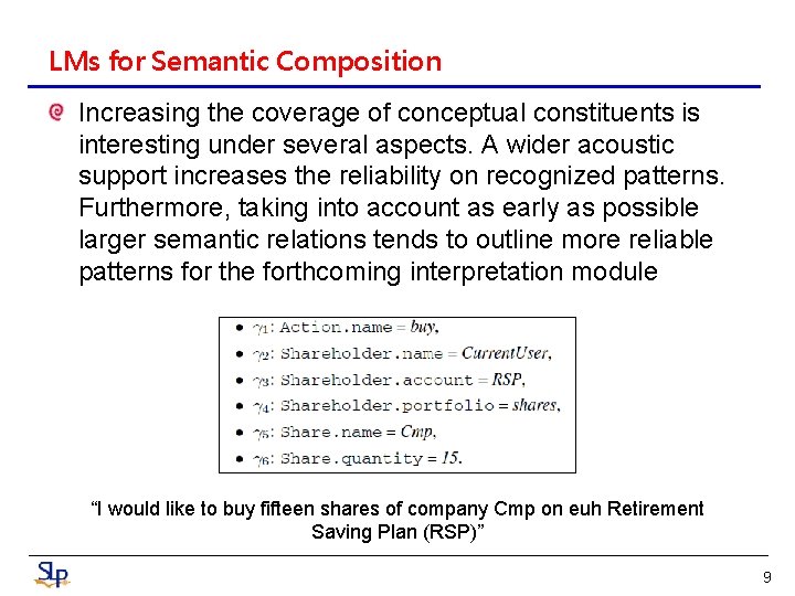 LMs for Semantic Composition Increasing the coverage of conceptual constituents is interesting under several