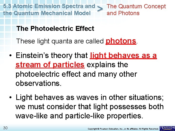 5. 3 Atomic Emission Spectra and the Quantum Mechanical Model > The Quantum Concept