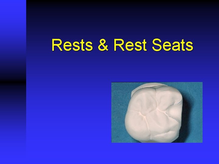 Rests & Rest Seats 