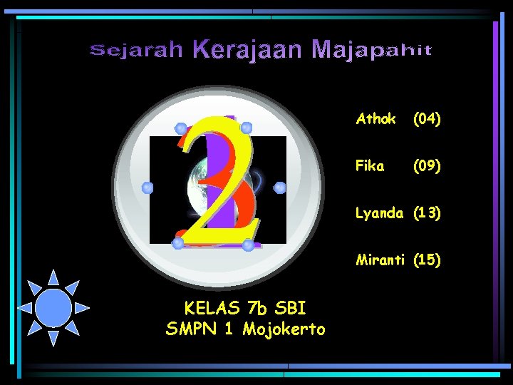 Athok (04) Fika (09) Lyanda (13) Miranti (15) KELAS 7 b SBI SMPN 1