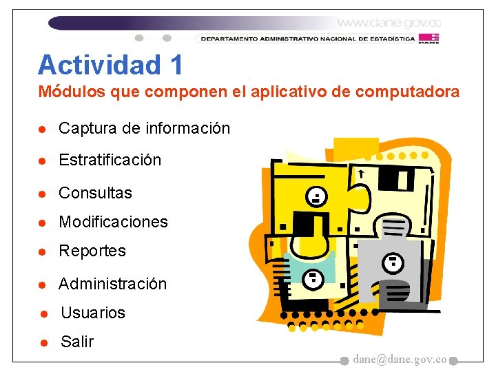 Actividad 1 Módulos que componen el aplicativo de computadora l Captura de información l