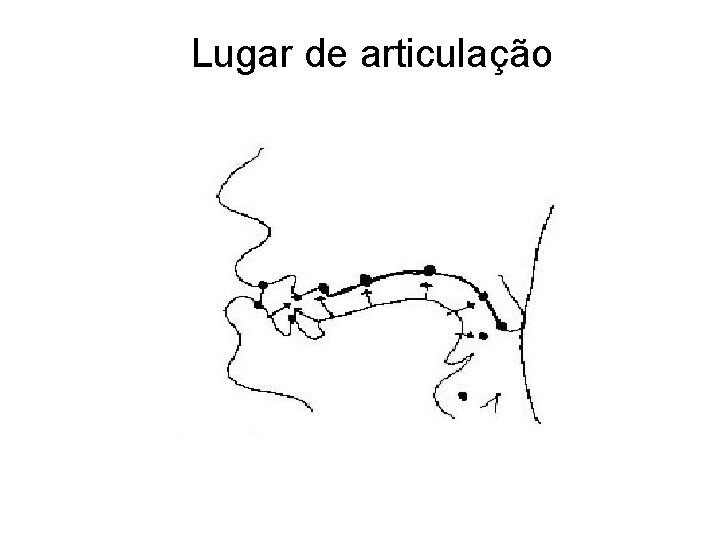 Lugar de articulação 