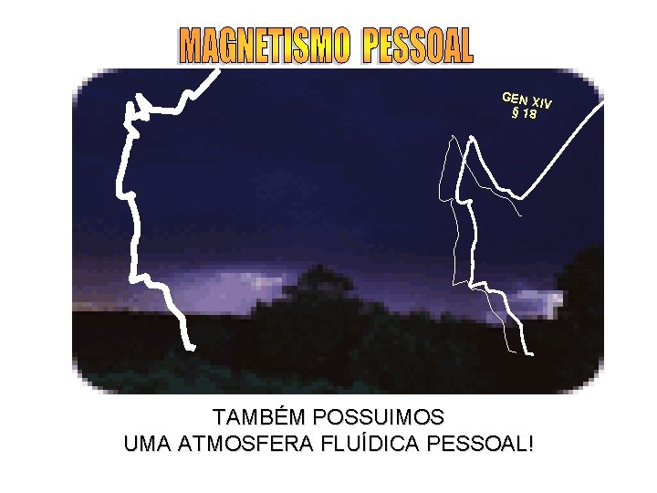 GEN X IV § 18 TAMBÉM POSSUIMOS UMA ATMOSFERA FLUÍDICA PESSOAL! 