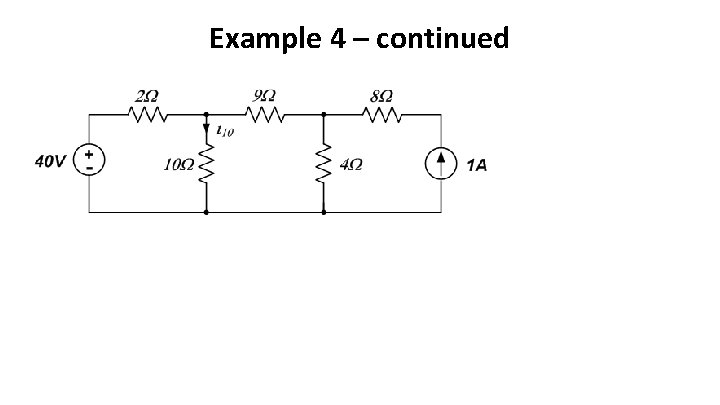 Example 4 – continued 