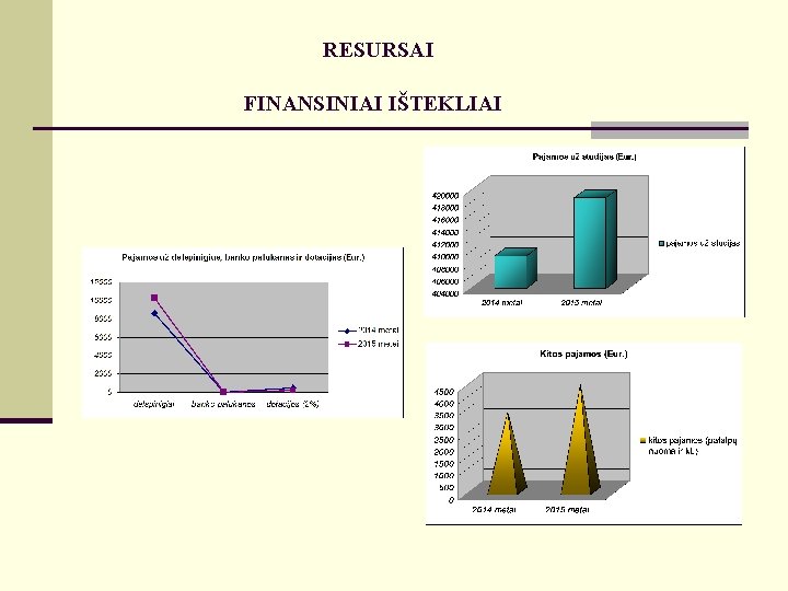 RESURSAI FINANSINIAI IŠTEKLIAI 