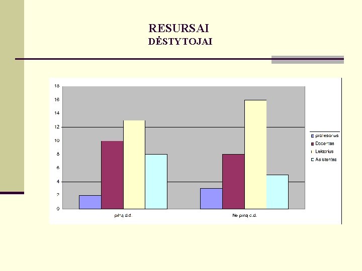 RESURSAI DĖSTYTOJAI 