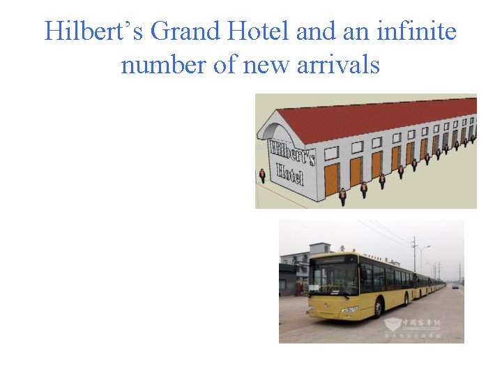 Hilbert’s Grand Hotel and an infinite number of new arrivals 