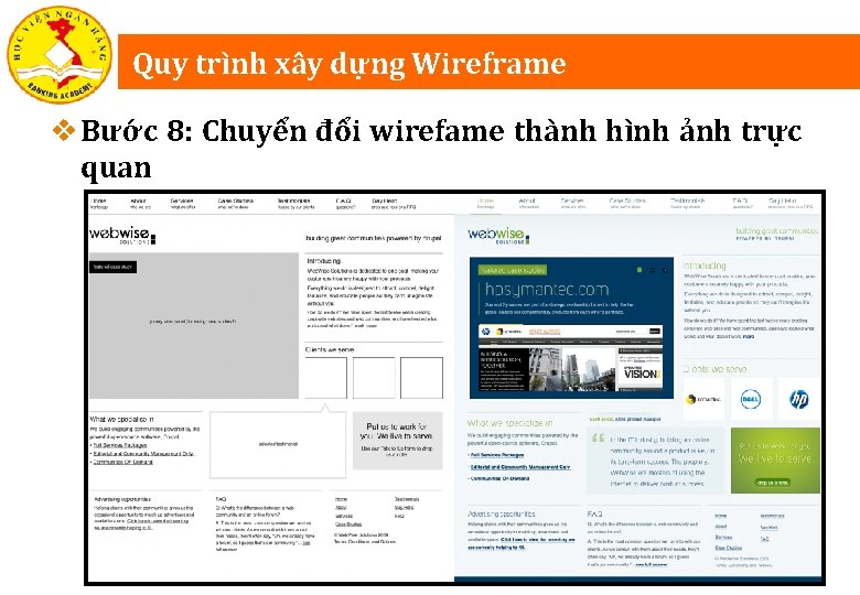 Quy trình xây dựng Wireframe v Bước 8: Chuyển đổi wirefame thành hình ảnh