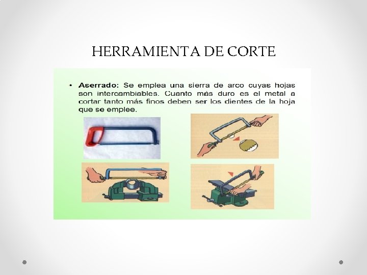 HERRAMIENTA DE CORTE 