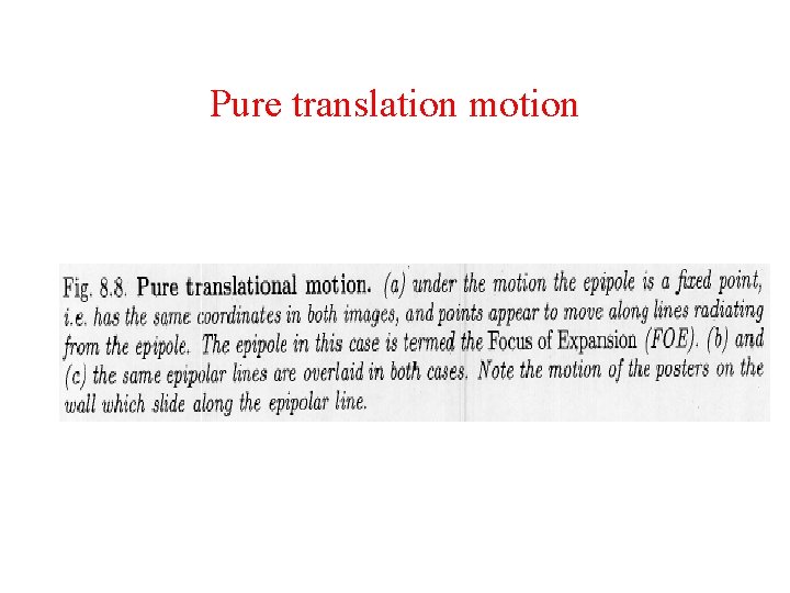 Pure translation motion Pure translation motion