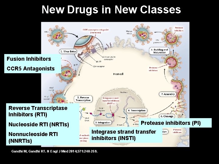 New Drugs in New Classes Fusion Inhibitors CCR 5 Antagonists Reverse Transcriptase Inhibitors (RTI)