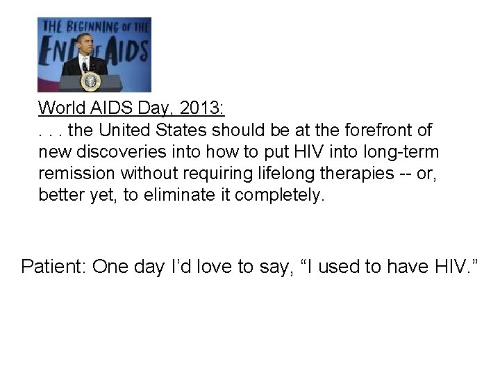 World AIDS Day, 2013: . . . the United States should be at the