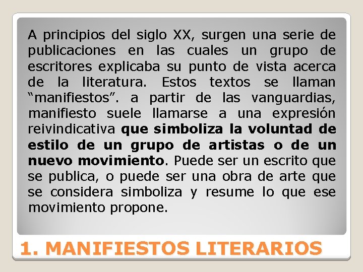 A principios del siglo XX, surgen una serie de publicaciones en las cuales un