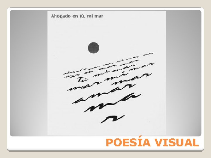 POESÍA VISUAL 