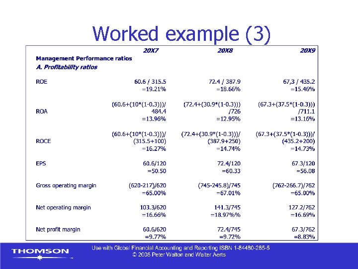 Worked example (3) 