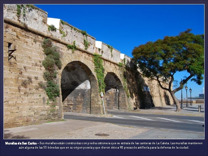 Murallas de San Carlos – Sus murallas están construidas con piedra ostionera que se
